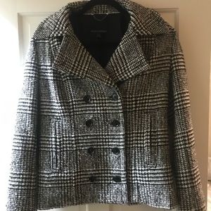 Banana Republic B&W Coat